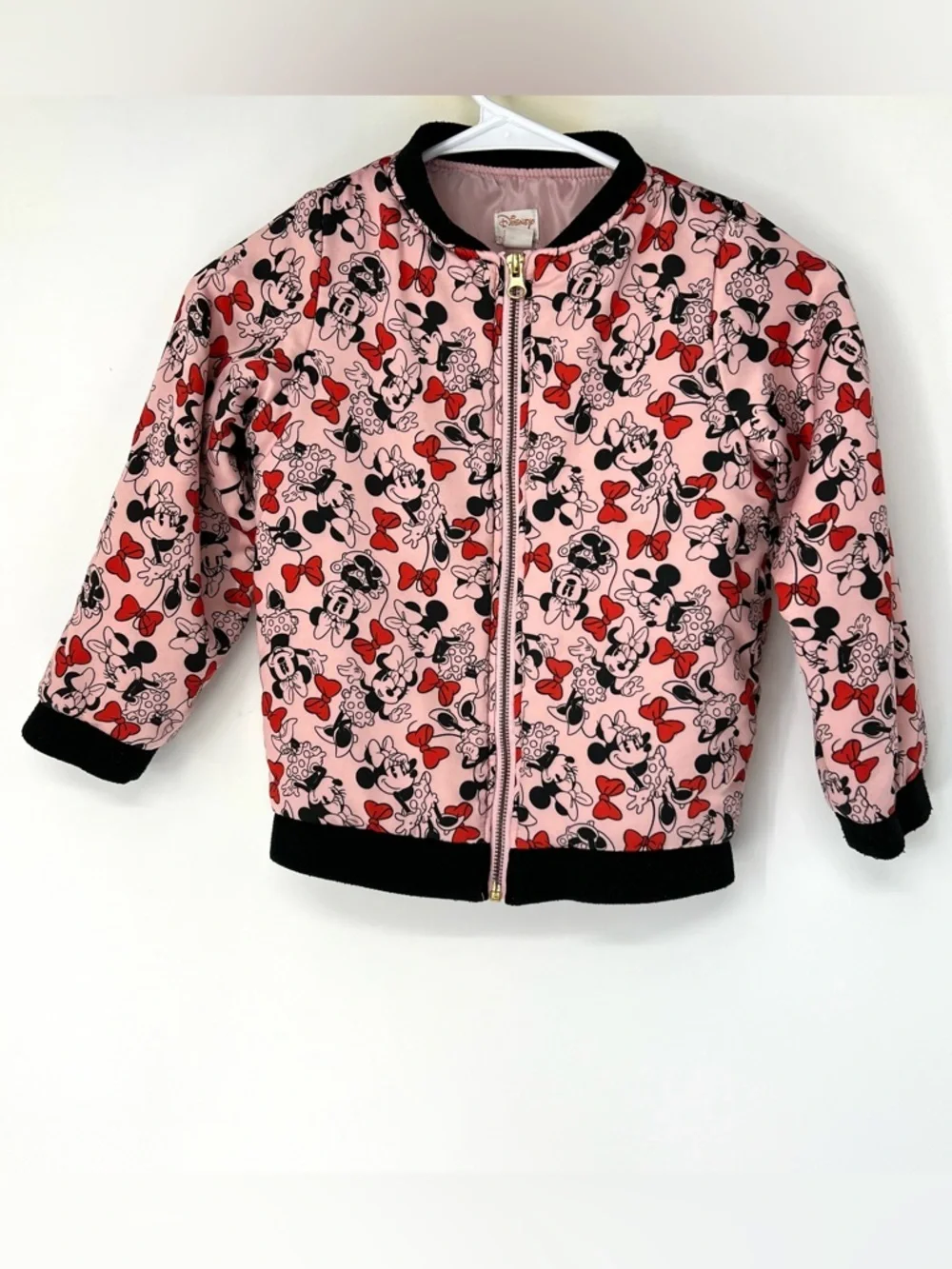 Disney Minnie Mouse bomber jacket girls 7/8